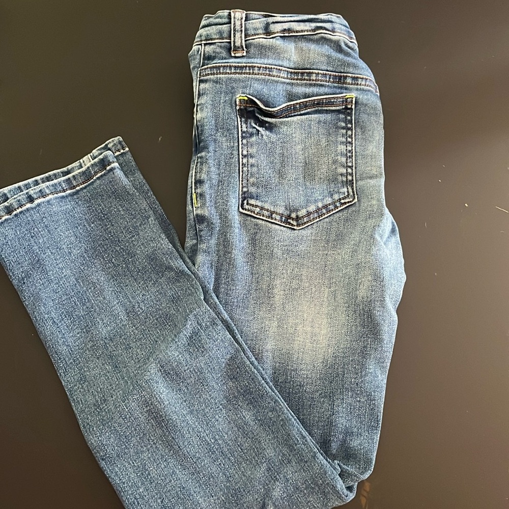 Mini Boden medium wash soft denim jeans